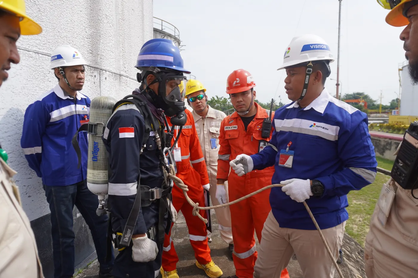 The Nusa Safety team during field work
