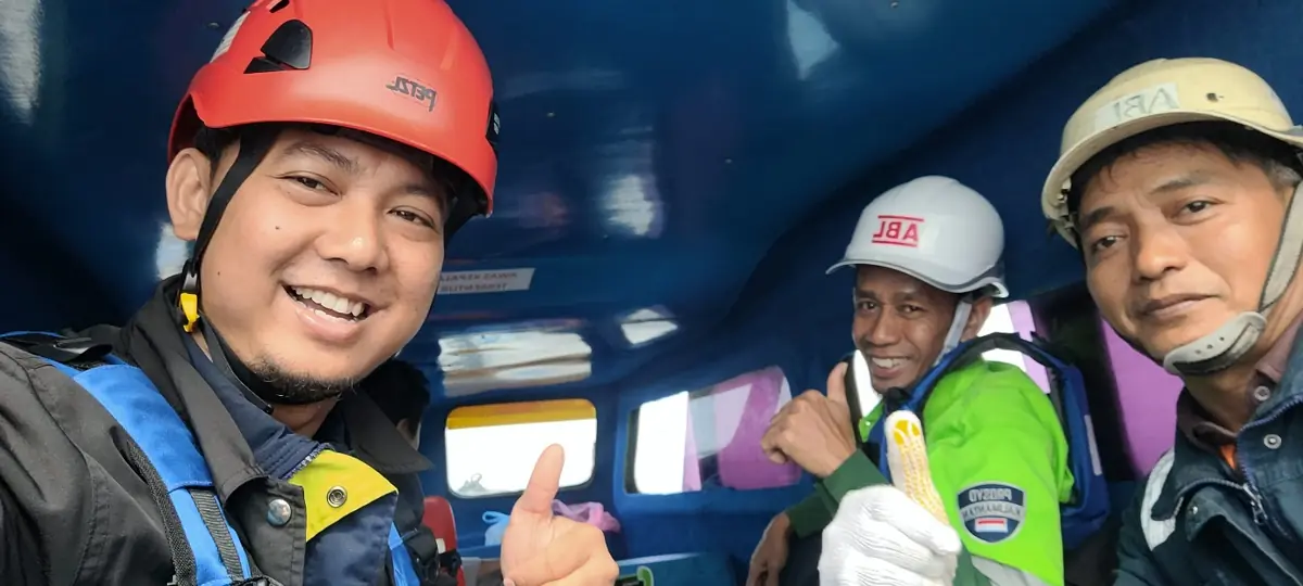 Field team on a marine assignment