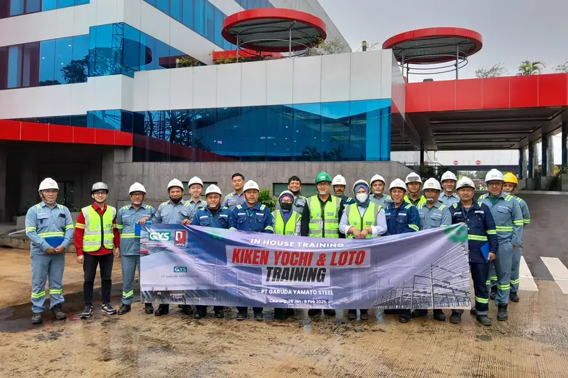 Dokumentasi proyek: Rangkaian Pelatihan Awareness K3 In-House, PT Garuda Yamato Steel