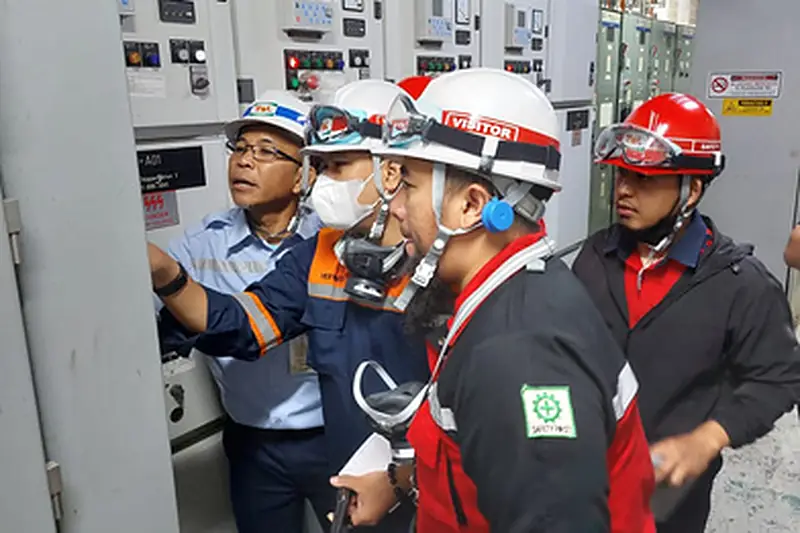Dokumentasi proyek: Asesmen Kebakaran dan Kelistrikan, PT Tanjungenim Lestari Pulp and Paper